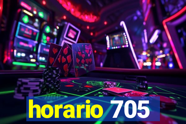 horario 705