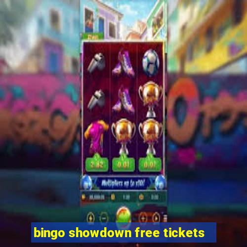 bingo showdown free tickets