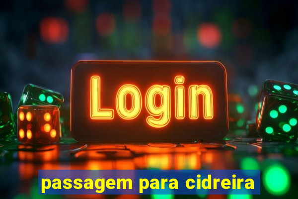 passagem para cidreira