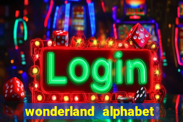 wonderland alphabet comic studio