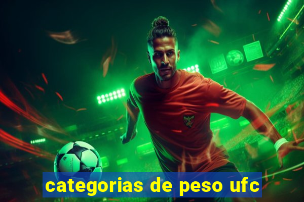 categorias de peso ufc