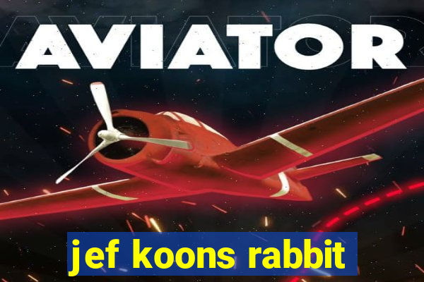 jef koons rabbit