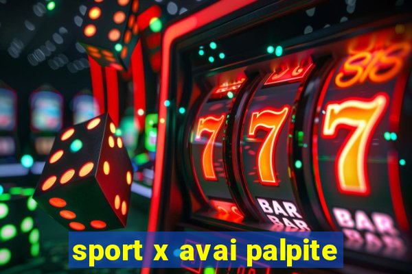 sport x avai palpite