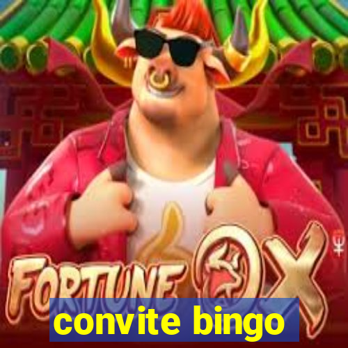 convite bingo