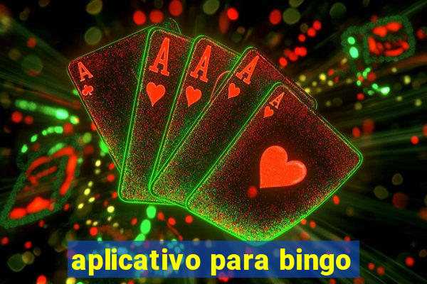 aplicativo para bingo