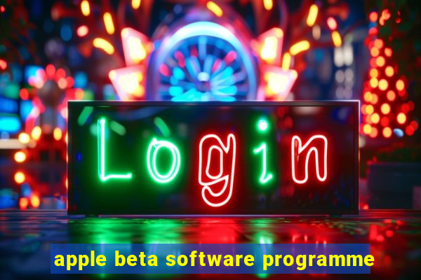 apple beta software programme