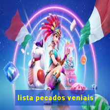 lista pecados veniais