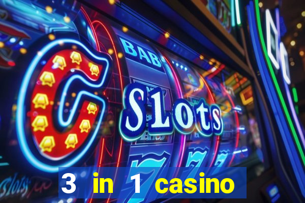 3 in 1 casino game set