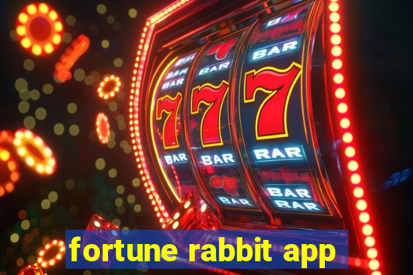 fortune rabbit app