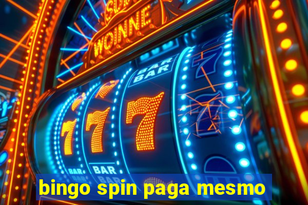 bingo spin paga mesmo