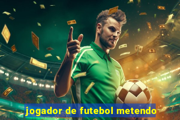 jogador de futebol metendo