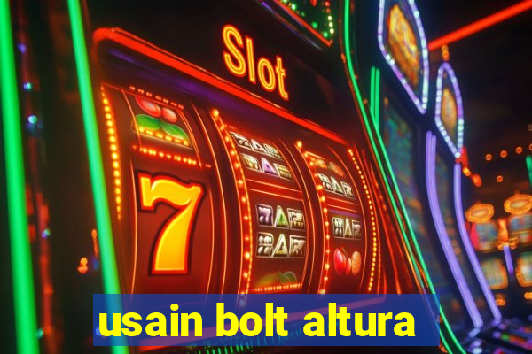 usain bolt altura