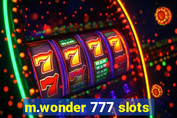 m.wonder 777 slots