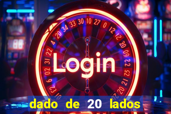 dado de 20 lados para imprimir