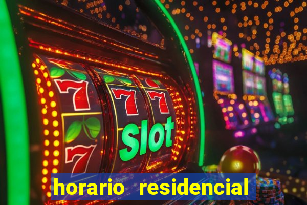 horario residencial das flores