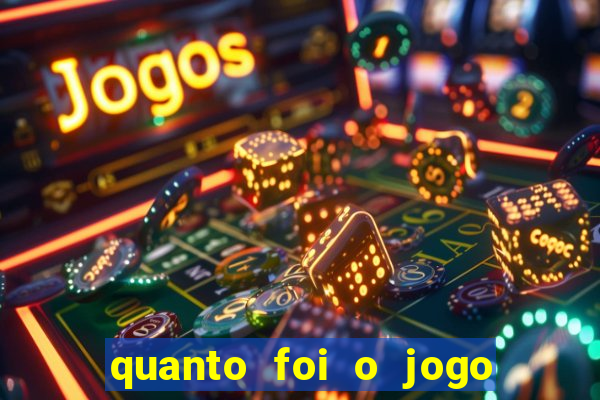 quanto foi o jogo do paisandu