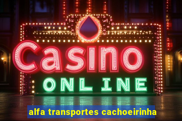 alfa transportes cachoeirinha